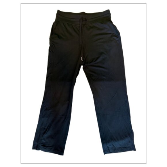 lululemon athletica Pants - Gently Worn Black LULULEMON Wide-Leg Pants Size L (BB0210)